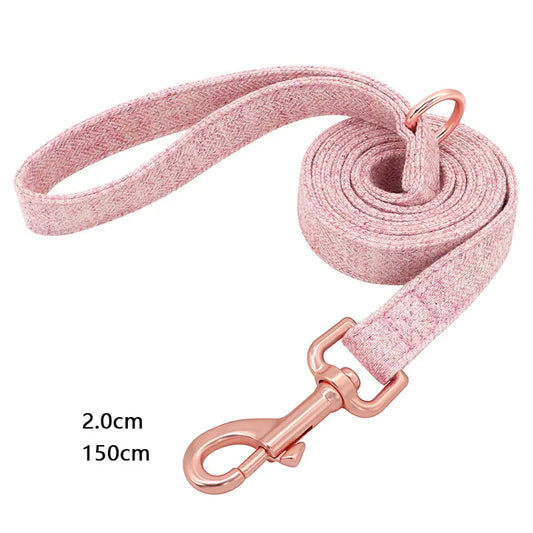 Engraved Pet Dog Collar with Anti-Lost Leash Supplies