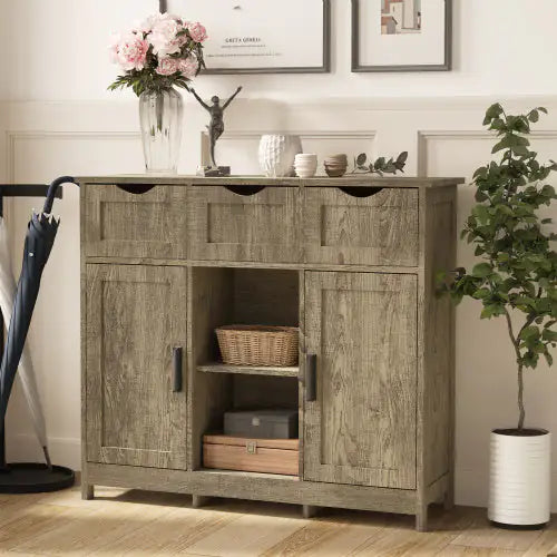 Versatile Home Storage Cabinet with Adjustable Shelves
