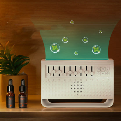 White Noise Simulation Flame Aromatherapy Machine For Household Use