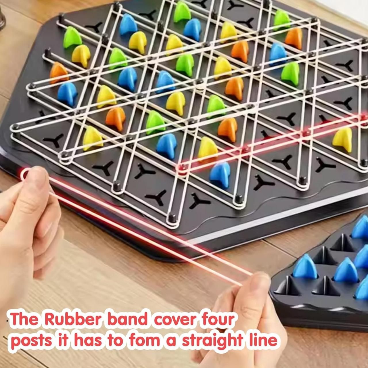 Chain Triangle Chess Game – Brain Development Puzzle for Kids & Toddlers
