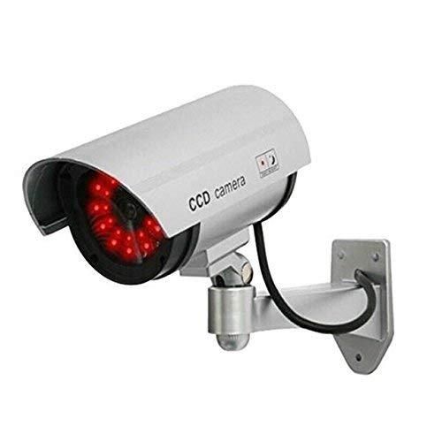 Dummy Security Camera with Flashing LED – Realistic Look for Home & Office